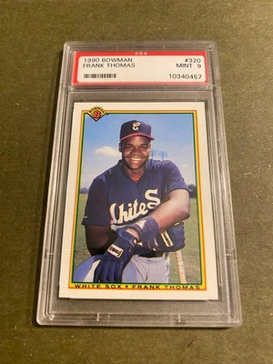 Bowman Frank Thomas RC 1990 - Calificado: PSA 9 White Sox Foto 1 de 3