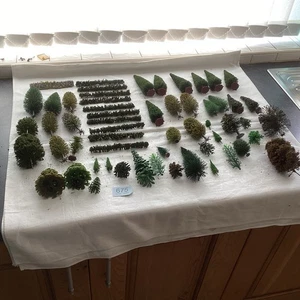 Job Lot 50+ 00 Gauge Assorted Scenery Trees & Hedges. See Des (675) - Picture 1 of 7