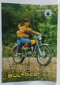 Bultaco Lobito 74/125/175 Sales Brochure in Spanish & English, Original NOS - Bild 1 von 3