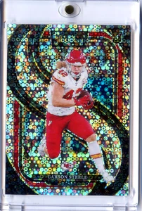Tarjeta de radiocontrol Panini Select Carson Steele Premier Level Silver Disco Rookie 2024 - Imagen 1 de 2