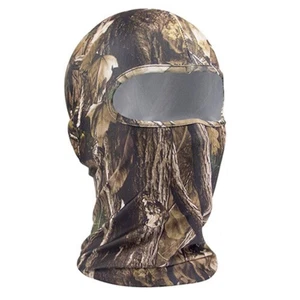 Camo Real Tree Summer Balaclava Sun UV Protection Hood Breathable Full Face Mask - Picture 1 of 9