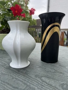 Konvolut Vase Rosenthal Noire H. Drexler und KPM Royal Porzellan Vase Weiß - Bild 1 von 13