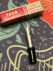 New Old Stock Esterbrook Fountain Pen Renew-Point; 2668 Medium - NOS in Box - Picture 1 of 4
