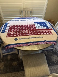 American Chemical Society periodic table of the elements blanket - Picture 1 of 6