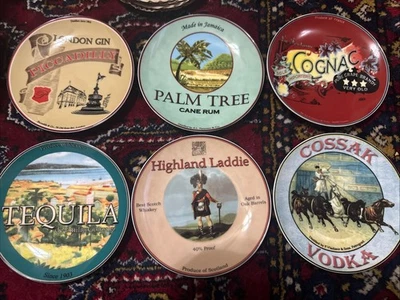 Cordon Bleu BIA Alcohol Spirits Bebida Cóctel Juego de 6 Platos 6” Porcelana Vodka Foto 1 de 4