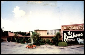 Postcard FL Ocala Florida The Brahma Restaurant c1960s - Bild 1 von 2