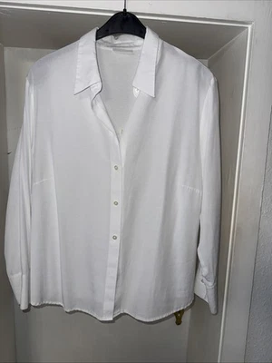 Weiße Bluse, Gr 44/46, Wie Neu - Bild 1 von 4