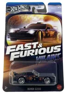 Honda S2000 Black Hot Wheels Fast & Furious Villains 2025 1/5 1:64 - Foto 1 di 1
