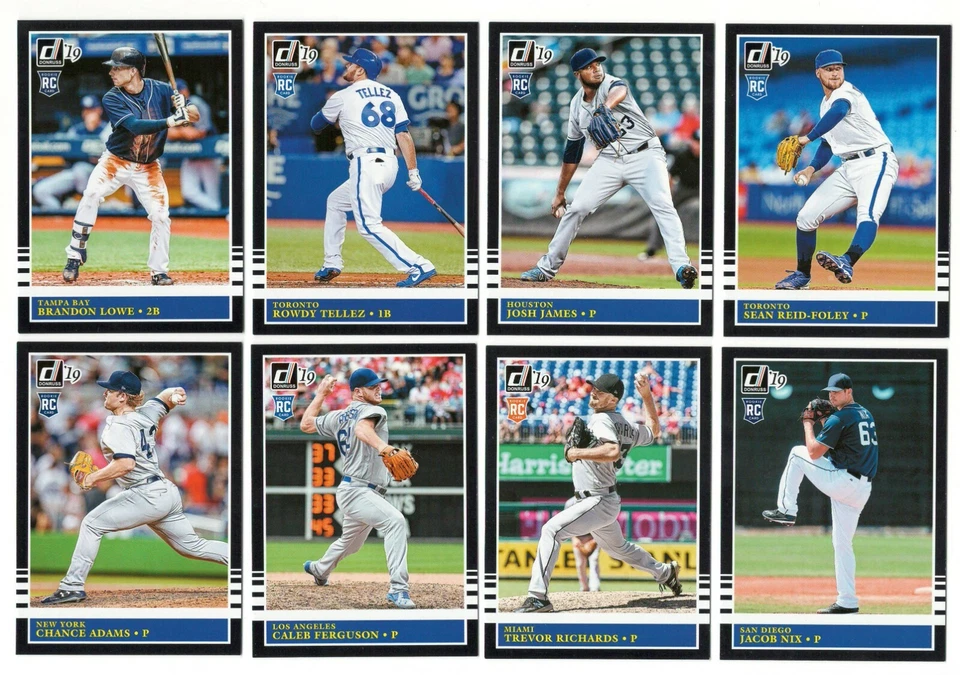 2019 Donruss RETRO RC SP Single Cards Base Set Shortprint Rookie Card Logo - Image 1 of 1