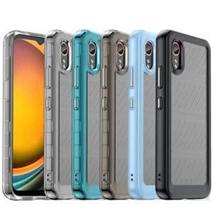 Funda rígida trasera delgada transparente TPU + Protector de pantalla para Samsung Galaxy XCover 7 - Imagen 1 de 49