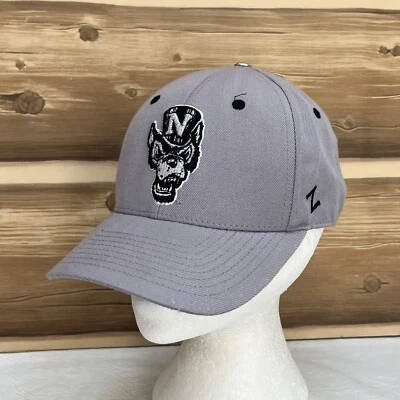 Nevada Wold Pack Hat Cap Strech Fit Size 7 Gray Logo Outdoors Casual Adj Mens - Image 1 of 4