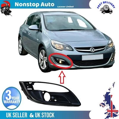 Parrilla antiniebla moldeadora parachoques delantero derecha para Vauxhall Opel Astra J 1223290 - Imagen 1 de 4