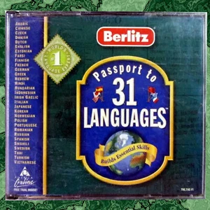 Berlitz Reisepass für 31 Sprachen - Interaktiver Computer CD (1998) KOSTENLOSER Versand - Bild 1 von 3