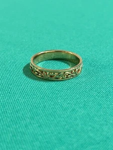 Solid 18k Gold Men’s Ring (sz 12) - Picture 1 of 4