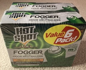 6 Cans Bug Bomb Indoor Pest Control Fogger Roach/Ants/Spider/Flies/Mosquitoes - Picture 1 of 9