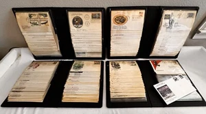 COLLECTIBLE FIRST DAY ISSUE STAMP LOT INCLUDING 4 HARD BOUND COVERS - Picture 1 of 13