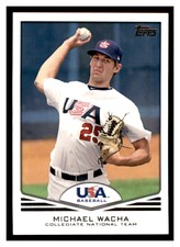 2011 Topps USA Baseball #USA-21 MICHAEL WACHA Collegiate National Team ~F7G