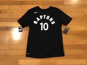 New L Nike Demar DeRozan Toronto Raptors #10 Dri-Fit Shirt Black 870810-014 Men - Picture 1 of 8