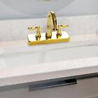 2-6pack Dollhouse Miniature Bathtub Faucet Mixer Tap for Dollhouse Kitchen Decor