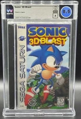 Sonic 3D Blast Sega Saturn Jewel Case Longbox Sealed New CGC 8.5 A Graded - Image 1 of 4
