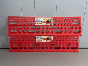 2 New Akro-Mils 24” Tool Rack Organizer 08-024 - HOLDS 96 TOOLS - Picture 1 of 7