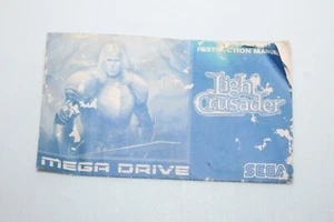 LIGHT CRUSADER SEGA MEGA DRIVE INSTRUCTION MANUAL - Picture 1 of 3
