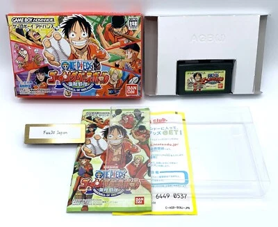 GBA One Piece Going Baseball CIB Japanese Gameboy Advance BANDAI Complete Box - Image 1 of 4