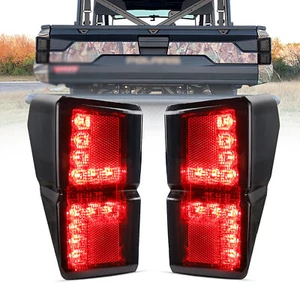 Pair 2018-2022 Polaris Ranger 1000 XP NEW Smoked LED Tail Lights Left Right Set - Bild 1 von 12