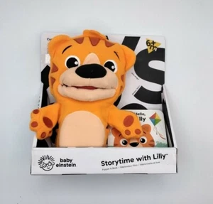 Nuovo pupazzo e libro bambino Einstein Lilly 6 m + animale bambino tigre giocattoli Storytime - Foto 1 di 5