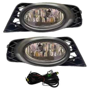 Fog Lamp Set for Honda Civic Type 2 with Bulb Complete Kit Pair 2010-2013 Models - Picture 1 of 3
