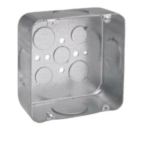 4-11/16 in. Square Box, 2-1/8 in. D - Picture 1 of 2