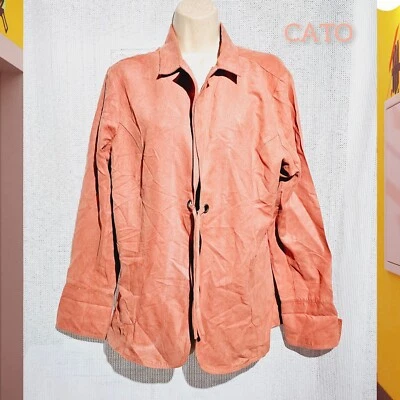 Chaqueta de gamuza simulada para mujer CATO talla: grande Foto 1 de 4