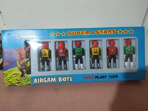 Vintage Airgam Jungen Weltraum Set Rot Alien Nr. D50 Pyroplast Spielzeug Neu im Karton - Bild 1 von 8