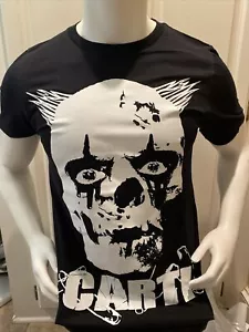 Playboi Carti T Shirt Clown Skull Medium Black Front and Back Graphics RARE! - Picture 1 of 8