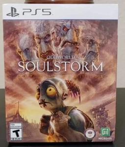 PS5 ODDWORLD SOUL STORM Day One Oddition Game Sony Disc Action Steel Book Abe 4 - Picture 1 of 3