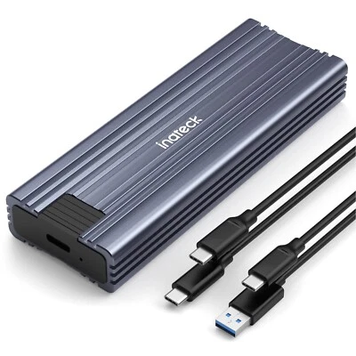 Inateck NVMe M.2 Festplattengehäuse 10 Gbps Übertragung SATA SSD USB C 3.2 GEN 2 - Bild 1 von 4