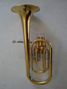 Tenor Horn, Eb Alto Horn Three Valve Lacquer - Picture 1 of 4