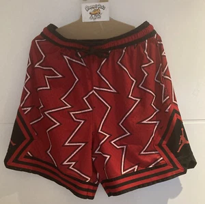 Nike Air Jordan Dri-FIT bedruckte Diamantshorts (XL) MJ 90er VINTAGE SELTENE BULLEN - Bild 1 von 11