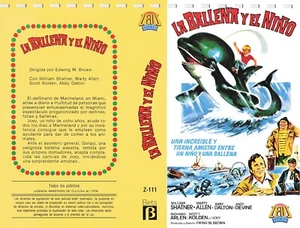 LA BALLENA Y EL NINO (1) / PROMO SPANISH VIDEO SLEEVE / ZEUS VIDEO LABEL - Imagen 1 de 1