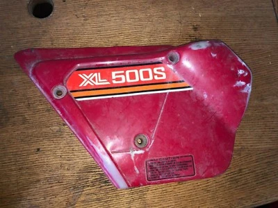 81 honda xl-500 left side panel,  oem, 17220-435-730ZA, xr-500, xl-500, xl-250 — 第 1/4 张图片