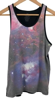 American Eagle Mens Size Small Athletic Fit Multicolor Sleeveless Tank Top Retro Foto 1 de 4