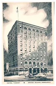 Postal del Hotel Yancy Grand Island Nebraska - Imagen 1 de 2
