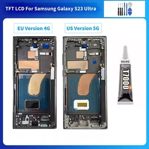 Reemplazar Para Samsung Galaxy S23 Ultra Pantalla LCD Pantalla Táctil Digitalizador + Marco - Imagen 1 de 15