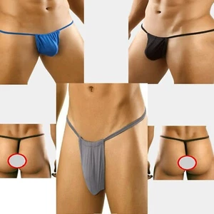MCT 18207 Mini G String Tanga Slip BULGE POUCH Beutel VARIABEL SCHWARZ in S M L - Picture 1 of 40