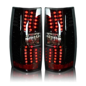 For 2001-2006 Chevrolet Silverado 2500 HD LED Tail Lights Black Housing - Picture 1 of 2