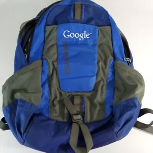 Patagonia Google Employee Backpack Blue Multiple Pockets RARE Hiker Camper - Picture 1 of 11