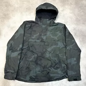 Carhartt Nimbus Anorak Herren Medium Camouflage 1/4 Quarter Zip Windbreaker, Grün - Bild 1 von 10