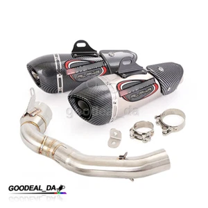 Silenciador de escape sistema de tubo medio modificado para Duke 200 2022 2021 2020 2023 - Imagen 1 de 12