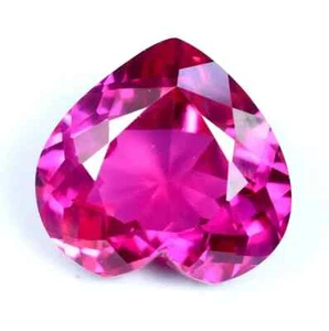 30 Ct Heart Cut Certified Natural Pink Sapphire Loose Gemstone - Picture 1 of 6