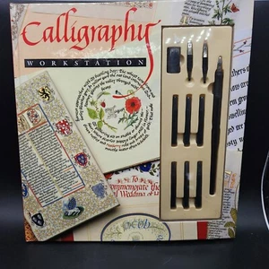 Calligraphy Workstation by Manda Hanson 1992 Hardback Teaching Calligraphy NOS - Picture 1 of 6